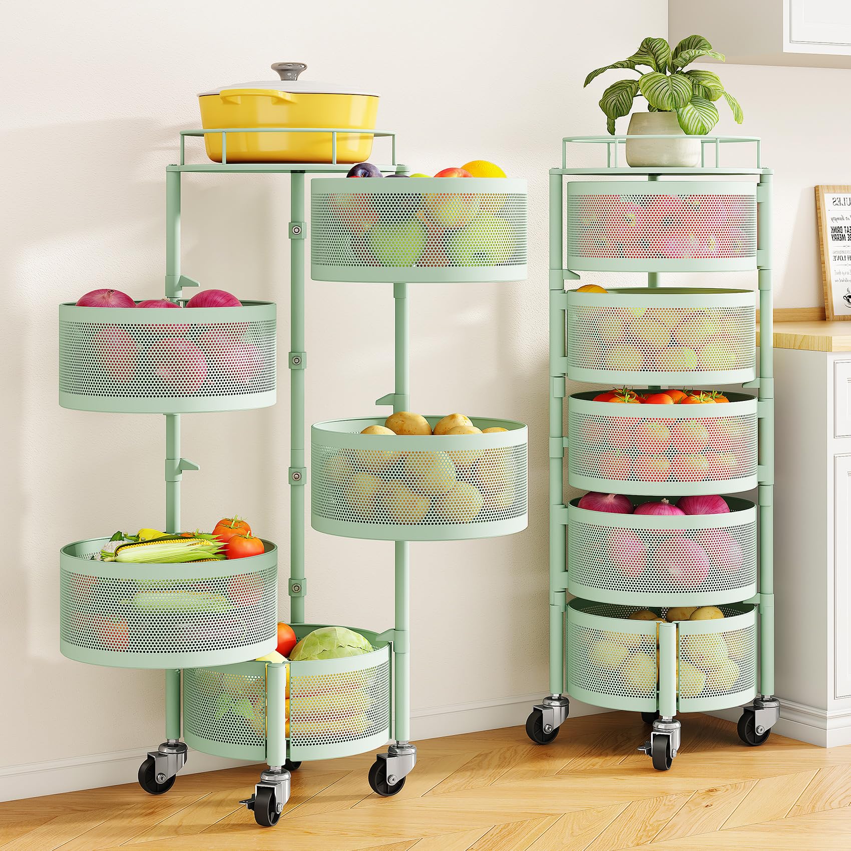 Amazon.com: SNTD Fruit and Vegetable Basket Bowls for Kitchen with