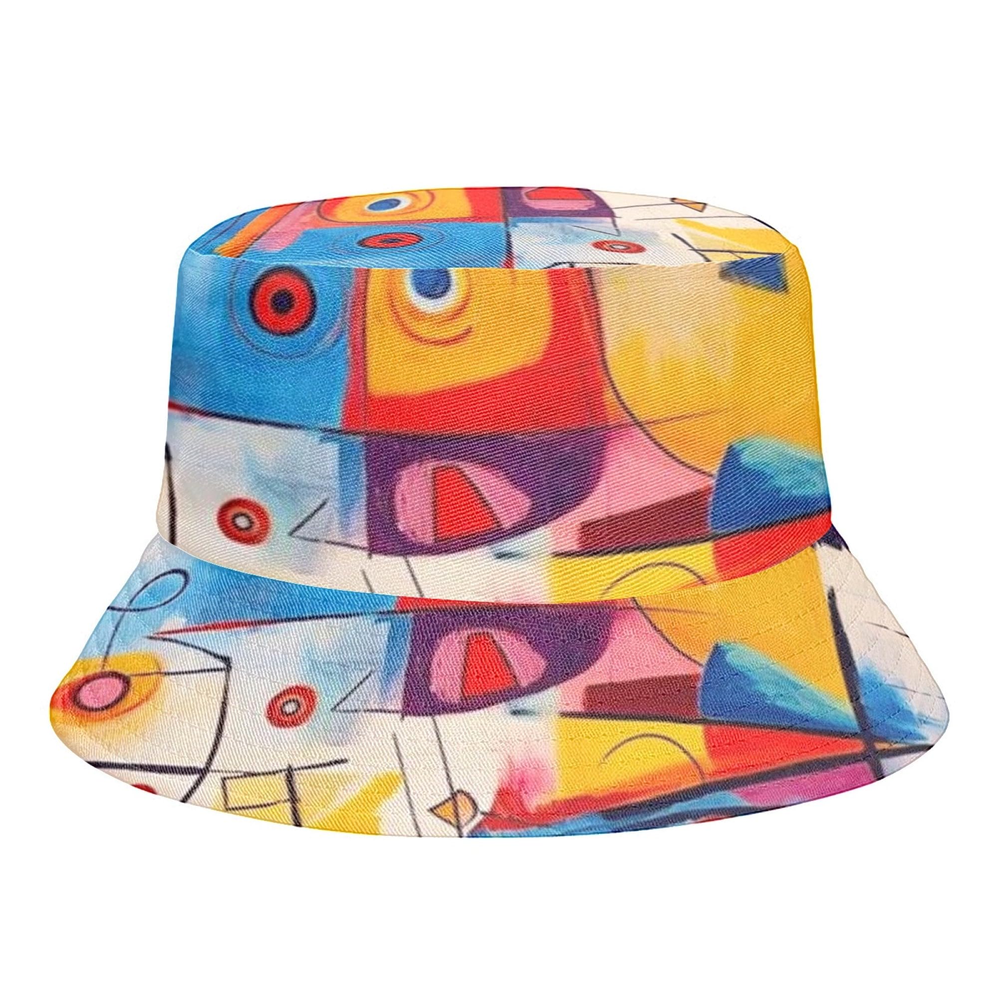 Art Bucket hat with a Strong Artistic Atmosphere and Abstract Design Style bukcet Hats Mu…