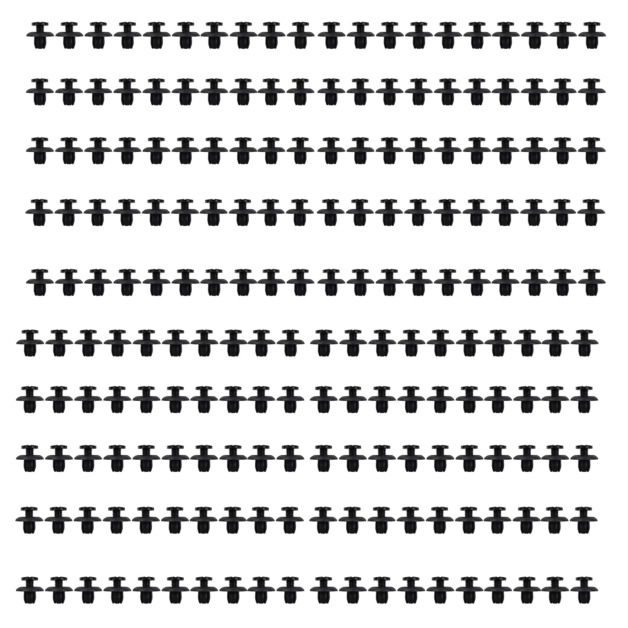 200 Pcs Push Type Bumper Fender Flare Mud Flaps Guard Auto Car Fastener Rivet Clips 91512-SM4-003 for Honda Accord Civic CRX Del Sol Prelude for Acura Intergra Legend Vigor 91512SM4003