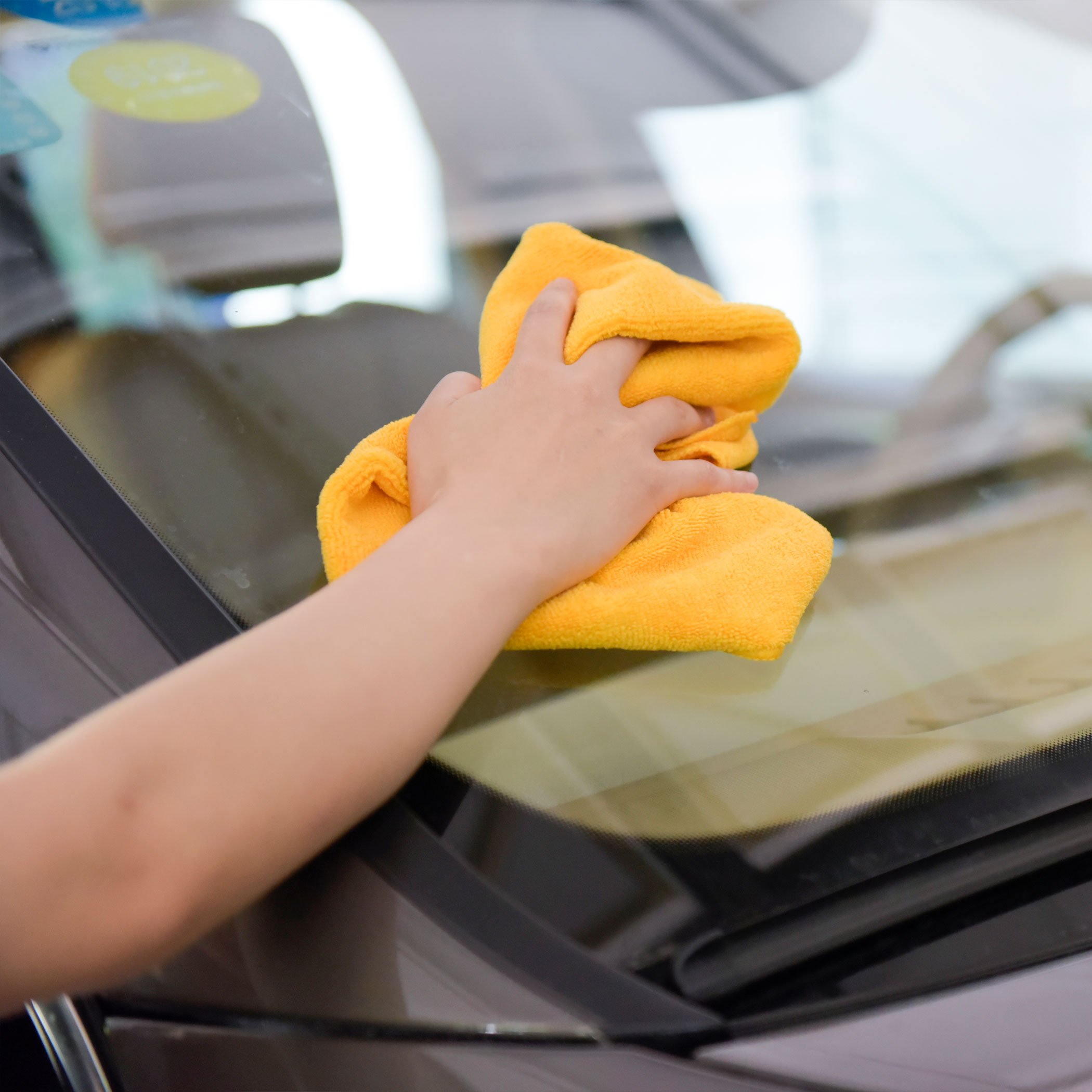 Softouch Terry Microfiber Towels - 16x16 Inch Pack Of 12 - Ultra Soft, Streak-Free For Polishing, Glass & Detailing