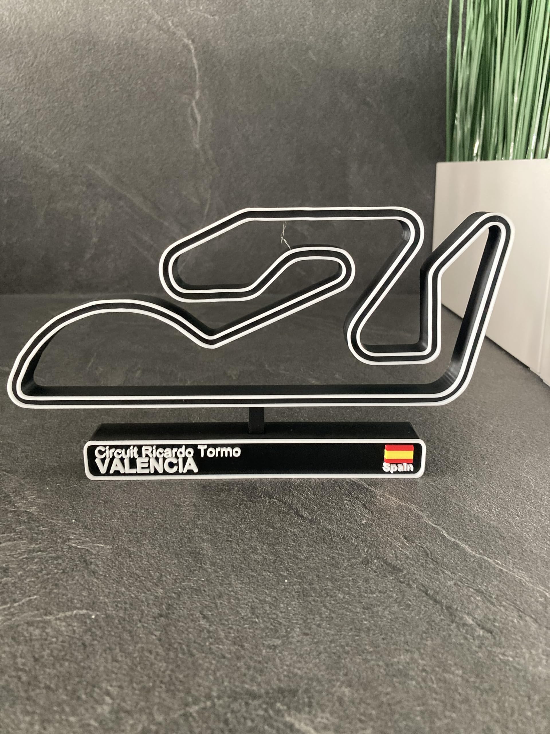 Circuito di Valencia, Modello di Circuito di Corsa 3D, Decorazione Automobile