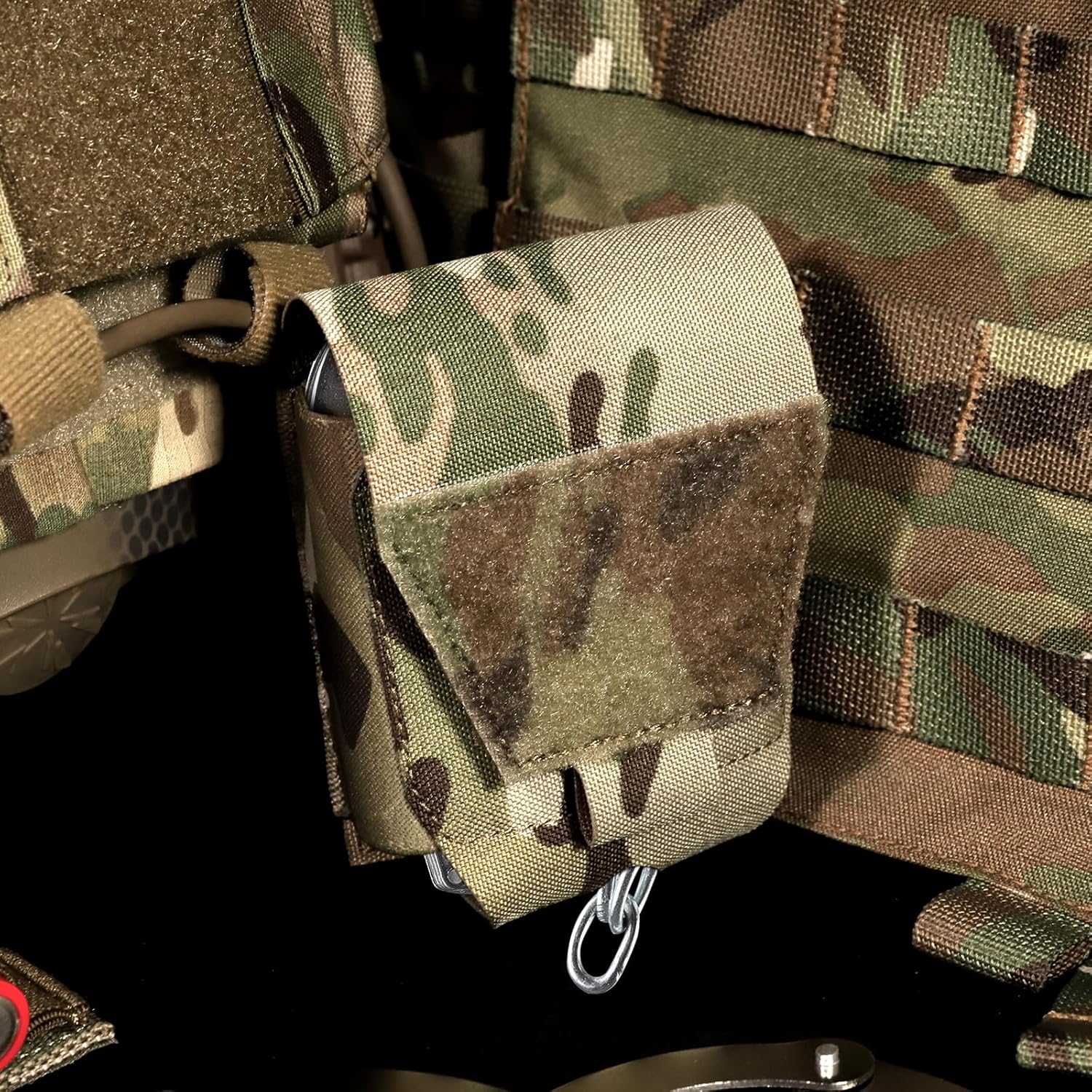 Handcuff Pouch, Molle Handcuffs Holder Hoslter Nylon Cuff Pouches Case for Duty Belt Tactical Vest Police Law Enforcement Security Officer Accessories fits Most Hand Cuffs