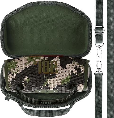 Miniatura 19 de Funda rígida compatible con altavoz impermeable JBL Charge 5 Charge 4 (funda negra)