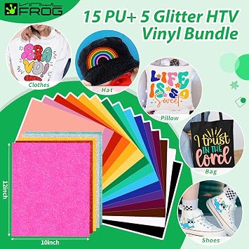 VINYL FROG 60PCS Accessories Bundle for Cricut Maker and All Explore Air