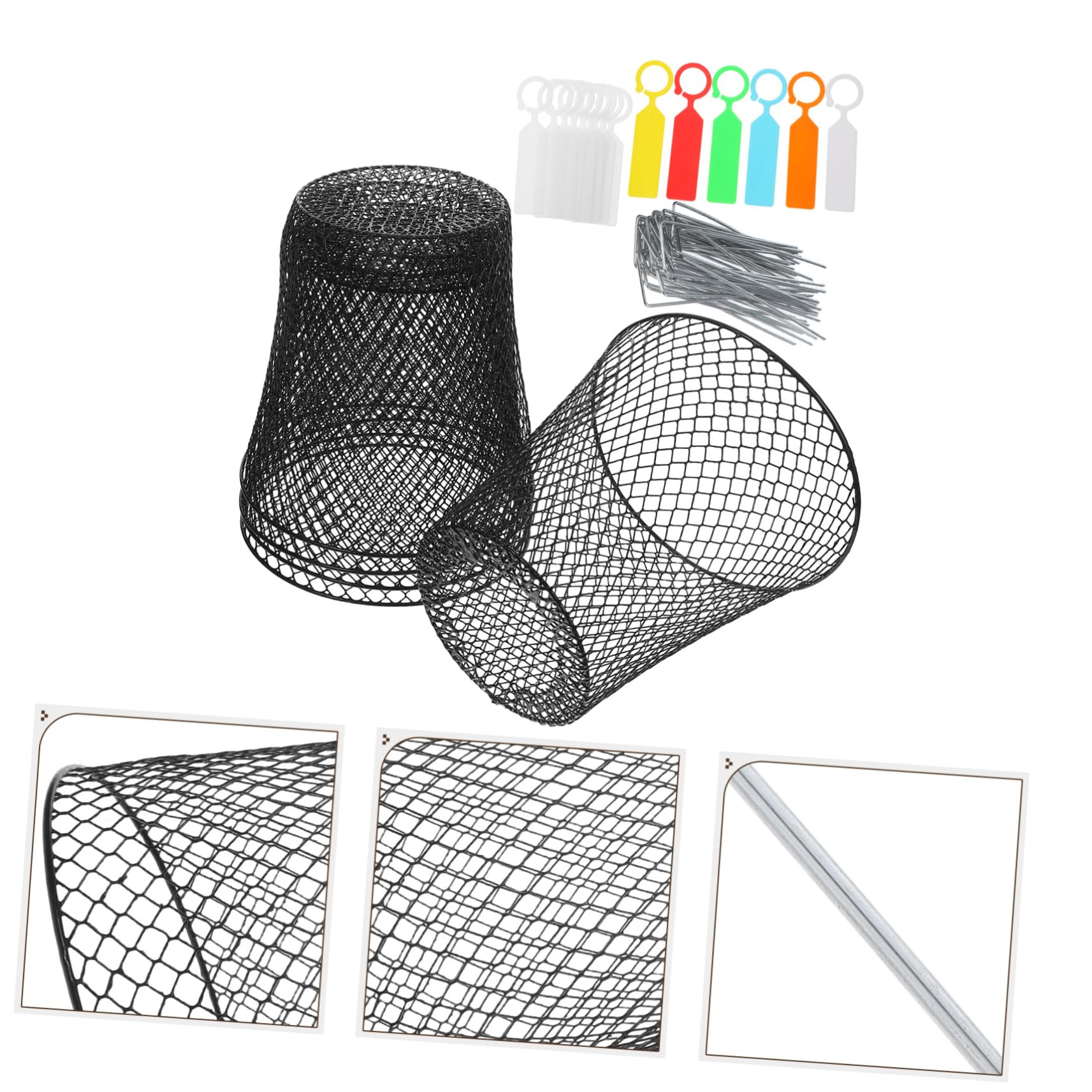 Cloches Fil De pour Plantes Protection Treillis Métallique pour Semis Et Fruits Couvre-Plantes pour Balcon Et Jardin Extérieur