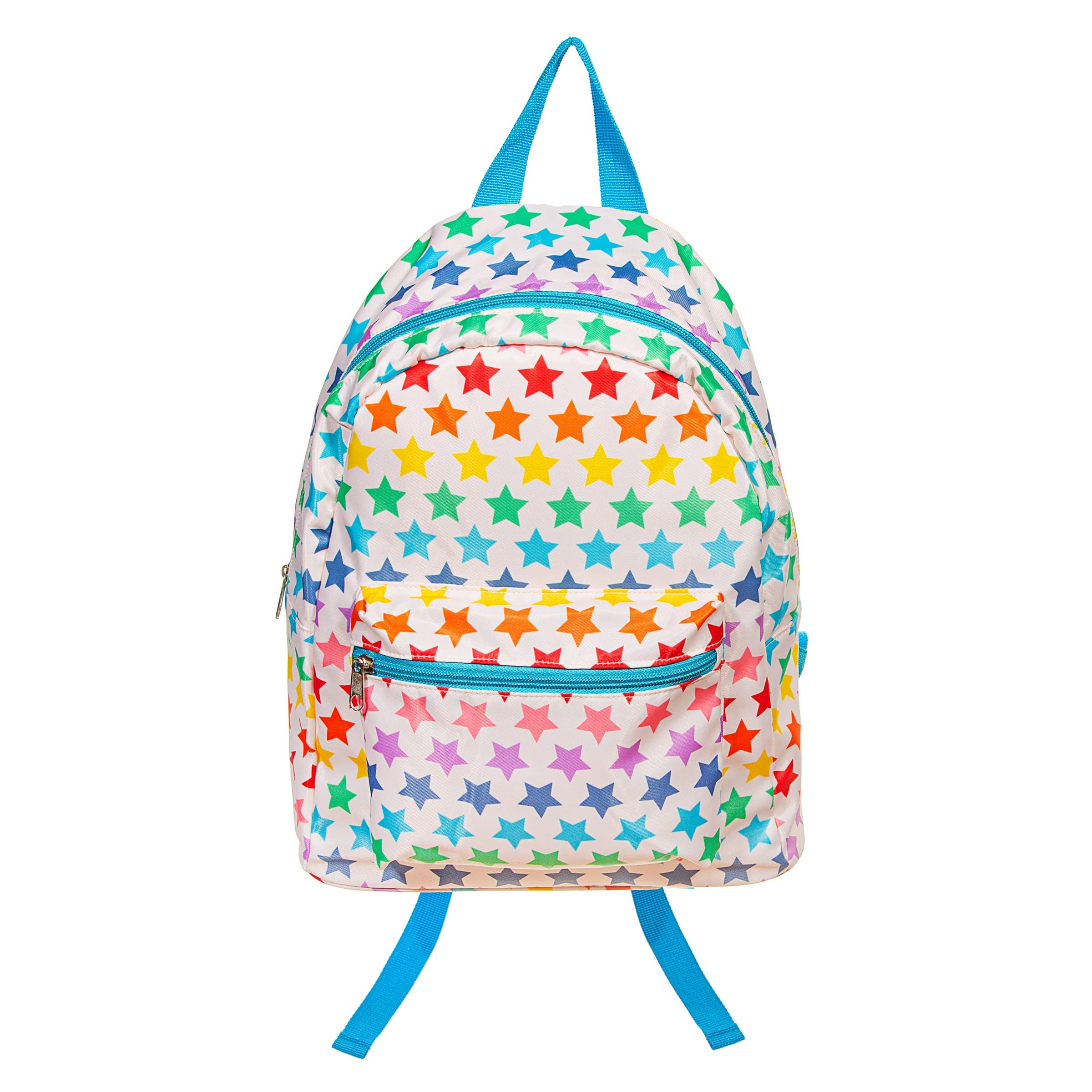 Sass & Belle Unisex Multi Rainbow Stars Backpack