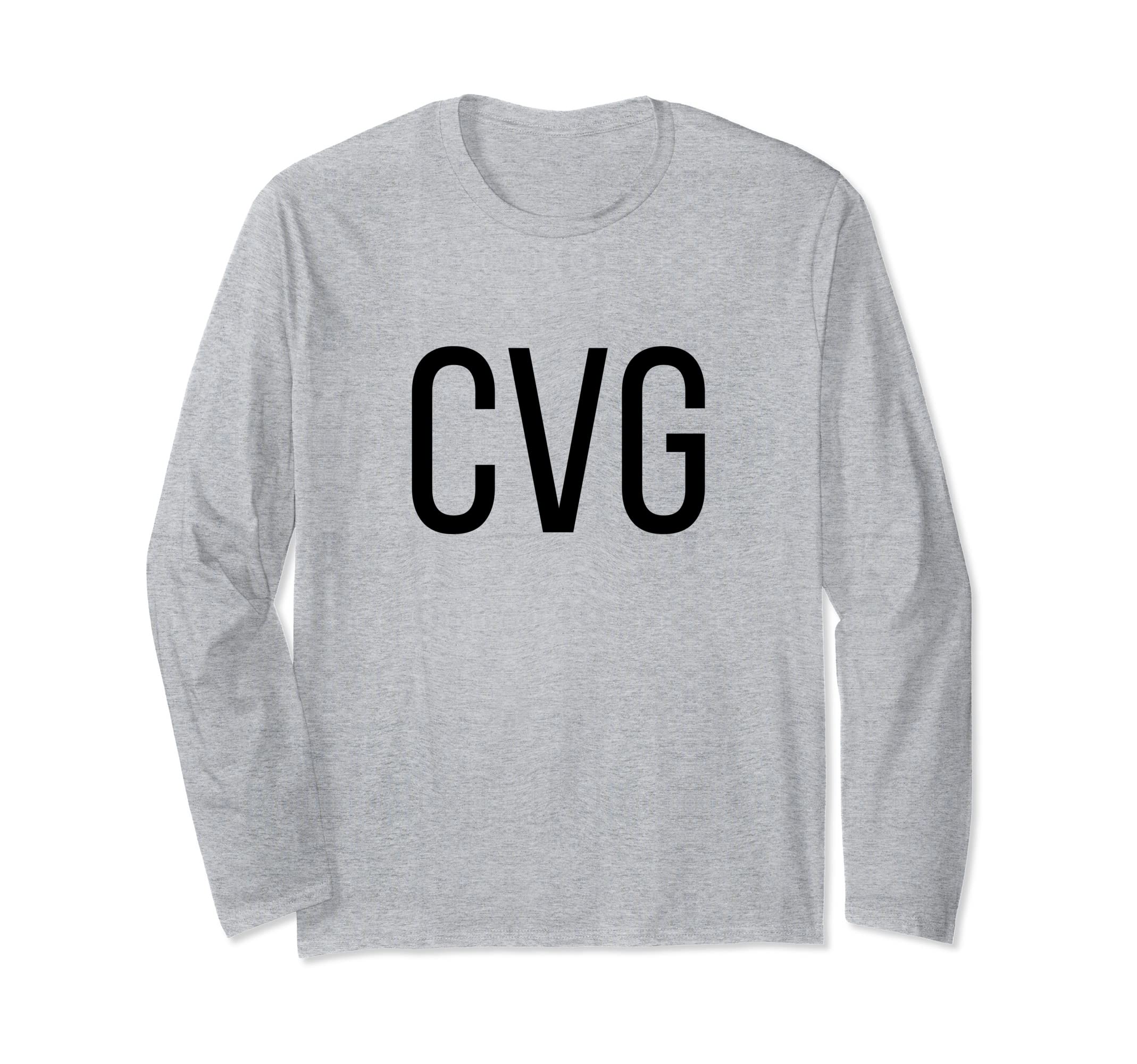 CVG Cincinnati Ohio Airport Code Lists CVG Long Sleeve T-Shirt