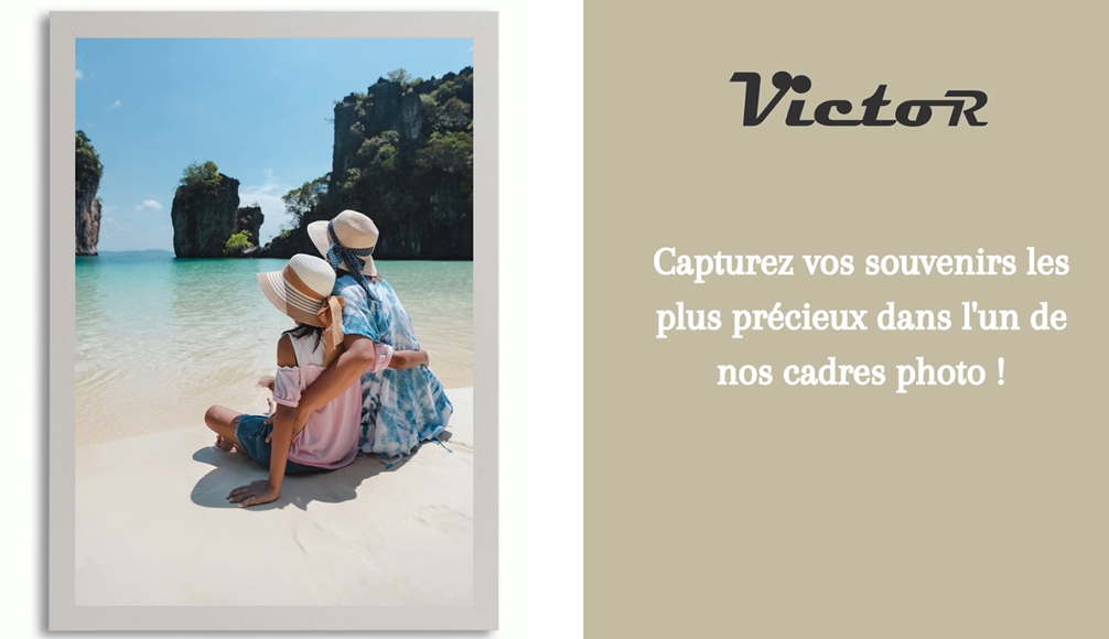Victor Cadre Photo Klee 13x18 Cm Beige - Cadre Bois Moderne Simple Et Élégant