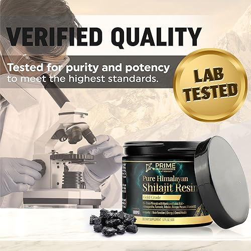 Miniatura 6 de Shilajit orgánico puro del Himalaya de 1000 mg para hombres y mujeres, suplemento de resina de grado dorado 100% natural, con mezcla ayurvédica y