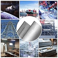 Vista 7 de Hoja de aluminio 6061, 6 x 6 x 1/4 pulgadas de grosor, panel de placa plana plana de metal de aluminio, placa de aluminio de metal resistente