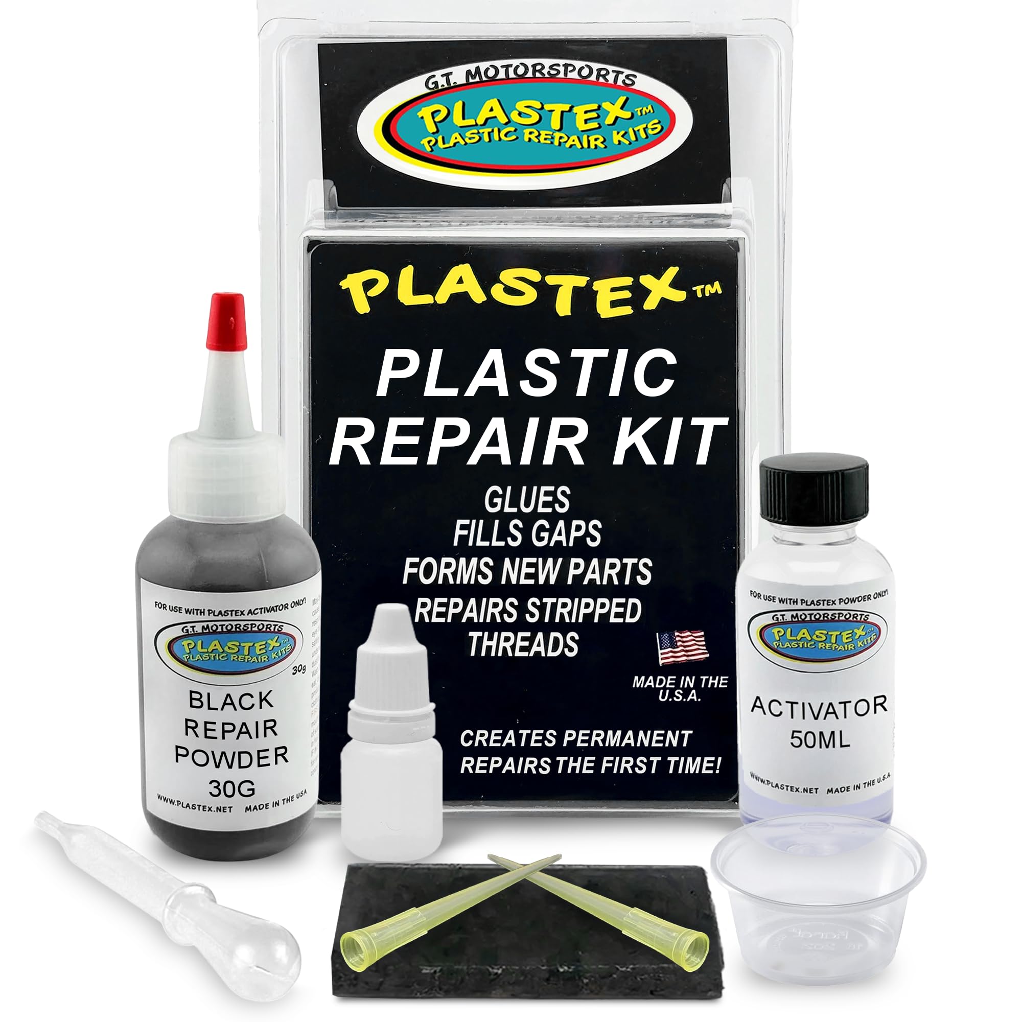 Plastex Plastic Repair Kit Standard Black