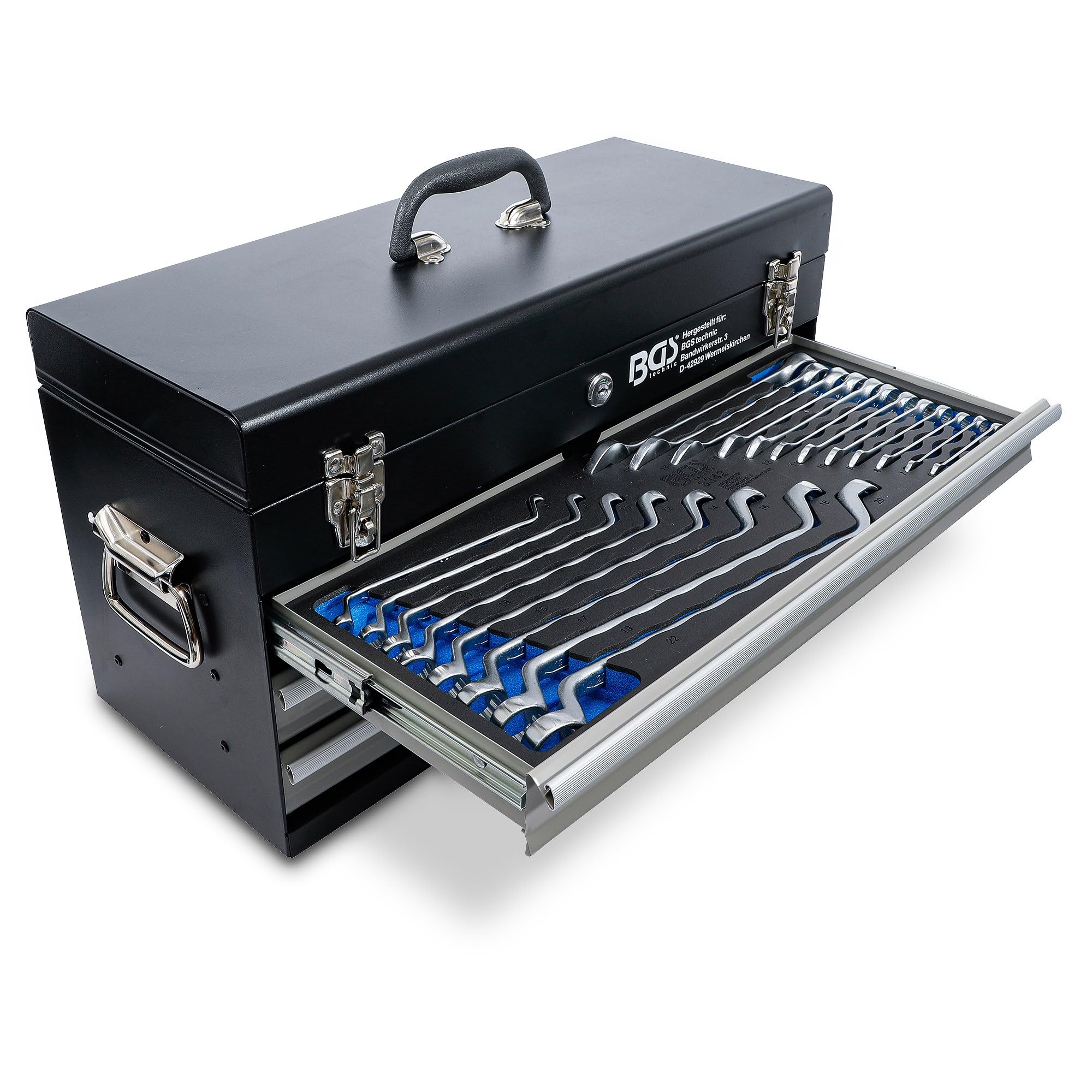 BGS 3318 | Metal workshop Tool Case | 3 Drawers | with 143 Tools