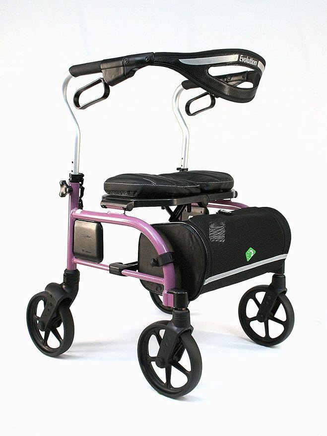 Evolution Trillium Lightweight Walker Rollator with Seat