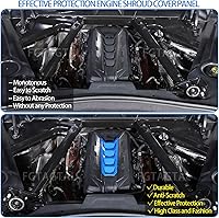 Vista 2 de Cubierta de protección para el compartimento del motor, panel de cubierta de carcasa compatible con Chevrolet Corvette C8 2020-2025, decoración