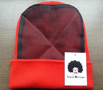 Amazon オリジナル スピンニット帽子 ブレイクダンス ブレイキン用 ベーシックデザイン 赤 Break Crowns ダンス Amazon オリジナル スピンニット帽子 ブレイクダンス ブレイキン用 ベーシックデザイン 赤 Break Crowns ダンス