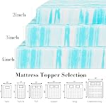 OLIXIS 3" Twin XL Gel Memory Foam Mattress Topper, CertiPUR-US Certified | Ventilated Plush Gel Overlay for Dorm RV Sleeper Sofa; Evens Body Pressure, Refreshes Old Mattresses for Every Rest Position