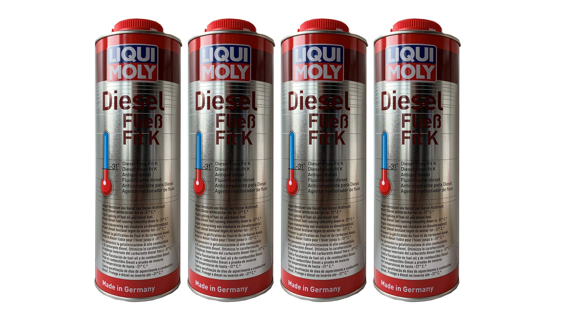 Liqui Moly 4 X 5131 Diesel Fließ-Fit K additivo per carburante, 1 l