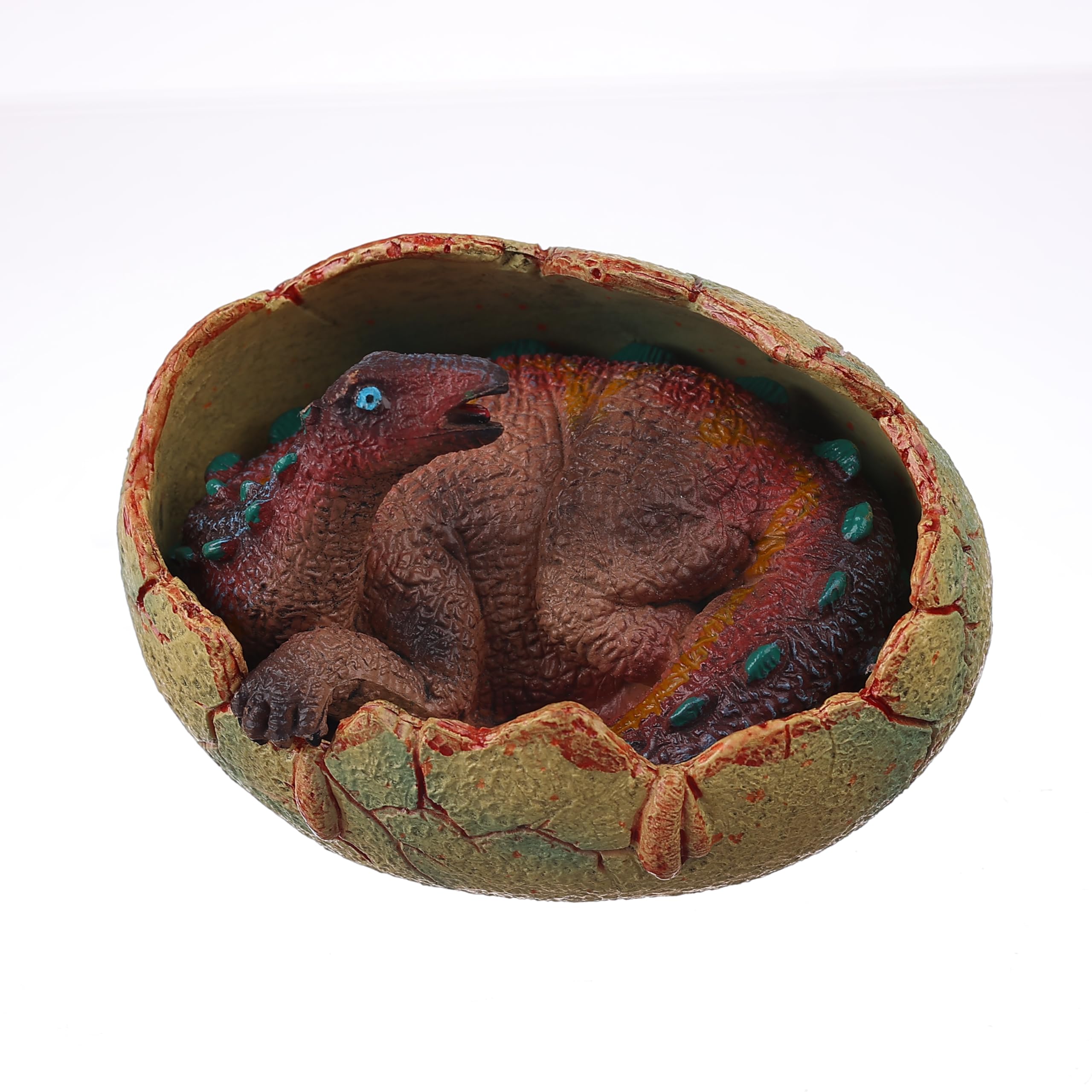 AENIMELY Realistic Dinosaur Egg Toy - Solid Dinosaur Figure Model, Educational for Kids, Cake Topper, Party Decoration & STEM Project (Stegosaurus)