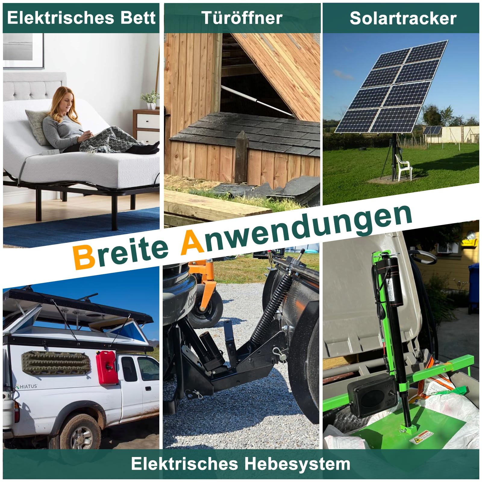 Linearantrieb 12V 2000N 700mm IP65 Wasserdicht 8mm/s Linear Actuator