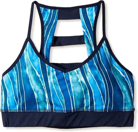 Amazon.com: Rosa Lotus de la mujer de las mareas Ondas de agua Escalera  Back brasier deportivo, XS, Azul : Ropa, Zapatos y Joyería
