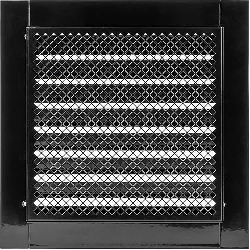 Miniatura 14 de Rejilla de ventilación redonda de aleación de aluminio de 10 pulgadas con malla metálica (conducto de Ø10 pulgadas/rejilla de Ø11 pulgadas) HVAC