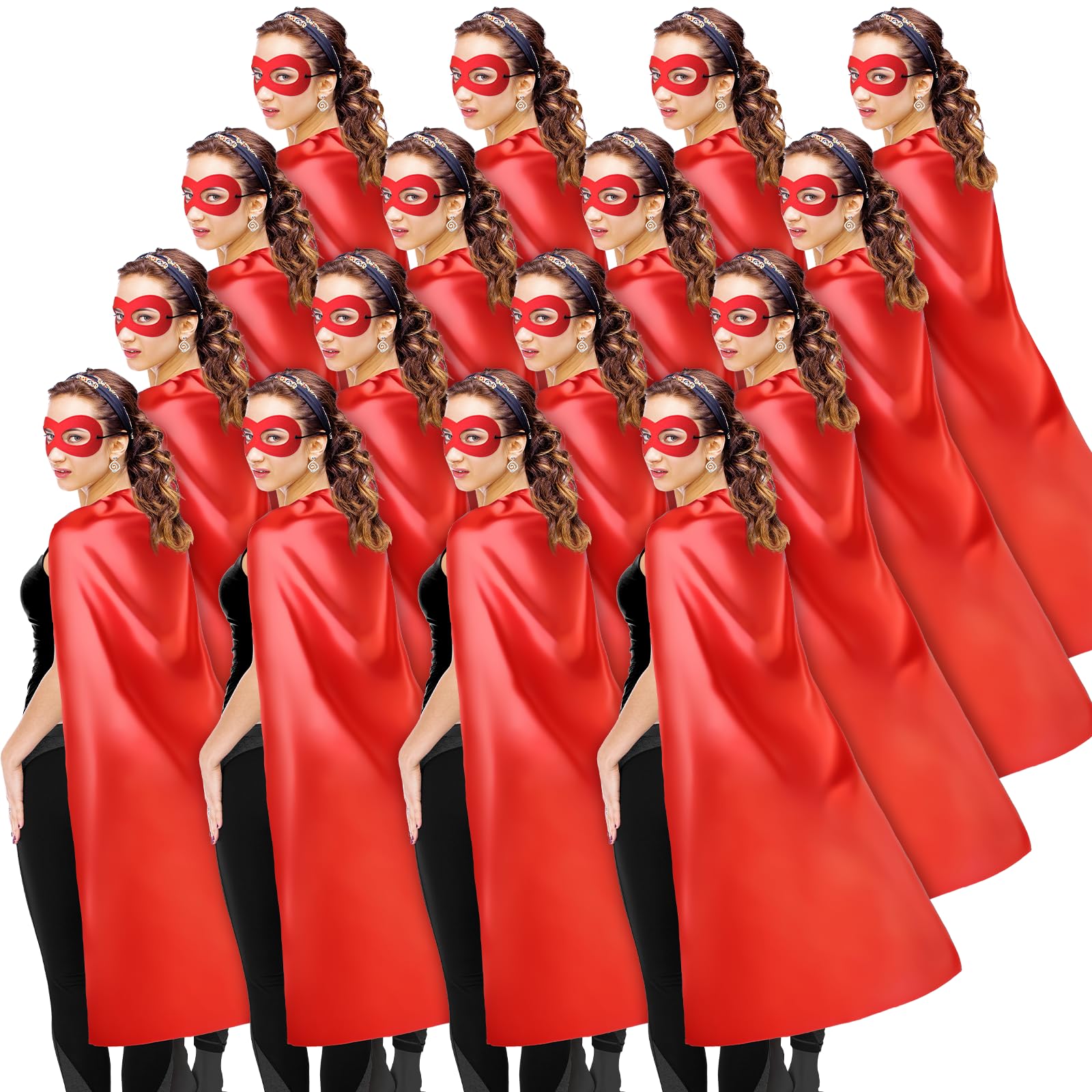 Leyndo Halloween Party Capes and Masks for Adults