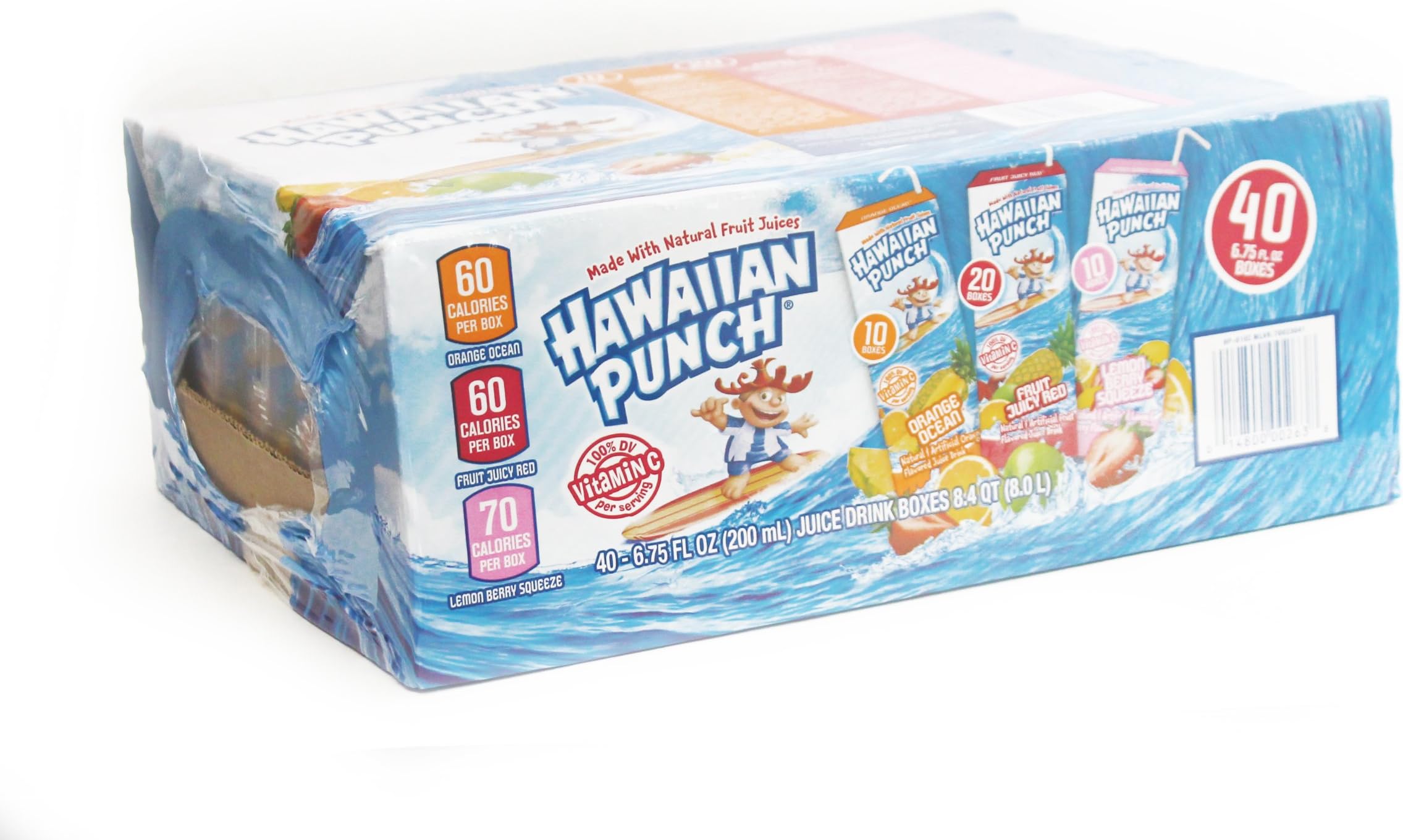Hawaiian Punch 6.75 Oz. Drink Boxes Variety Pack (Pack of 40)
