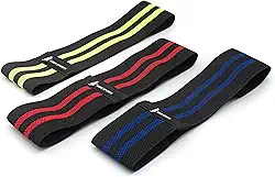 Kit 3 Hip Band Faixa de Fisioterapia Leve, Médio e Forte