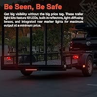 Vista 2 de Kit de luz trasera LED True MODS para remolque [DOT FMVSS-108 SAE AIS2T2/APC/L], resistente al agua IP67, luz de freno, señal de giro, luz trasera