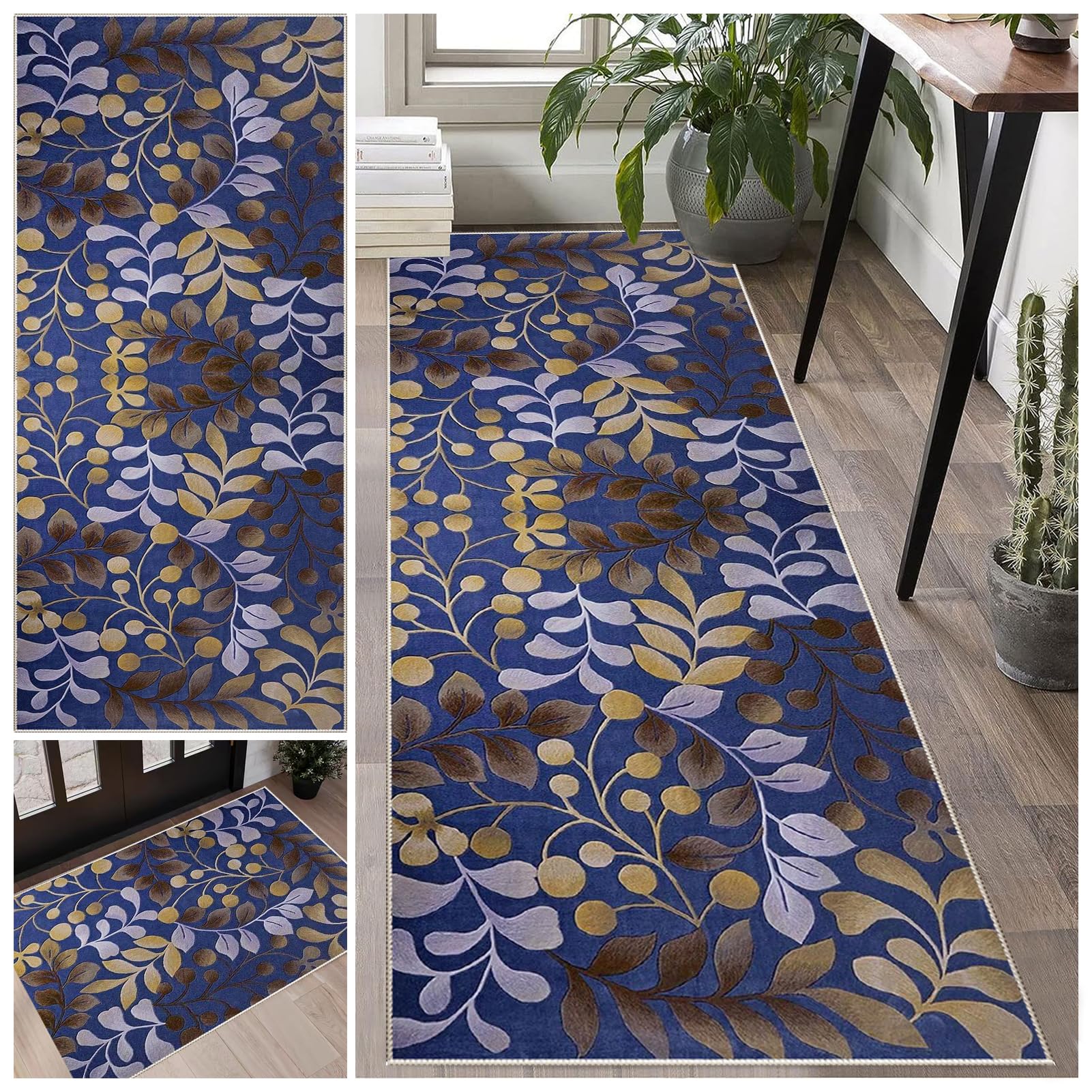 Tapis de couloir antidérapant long tapis de sol entrée cuisine