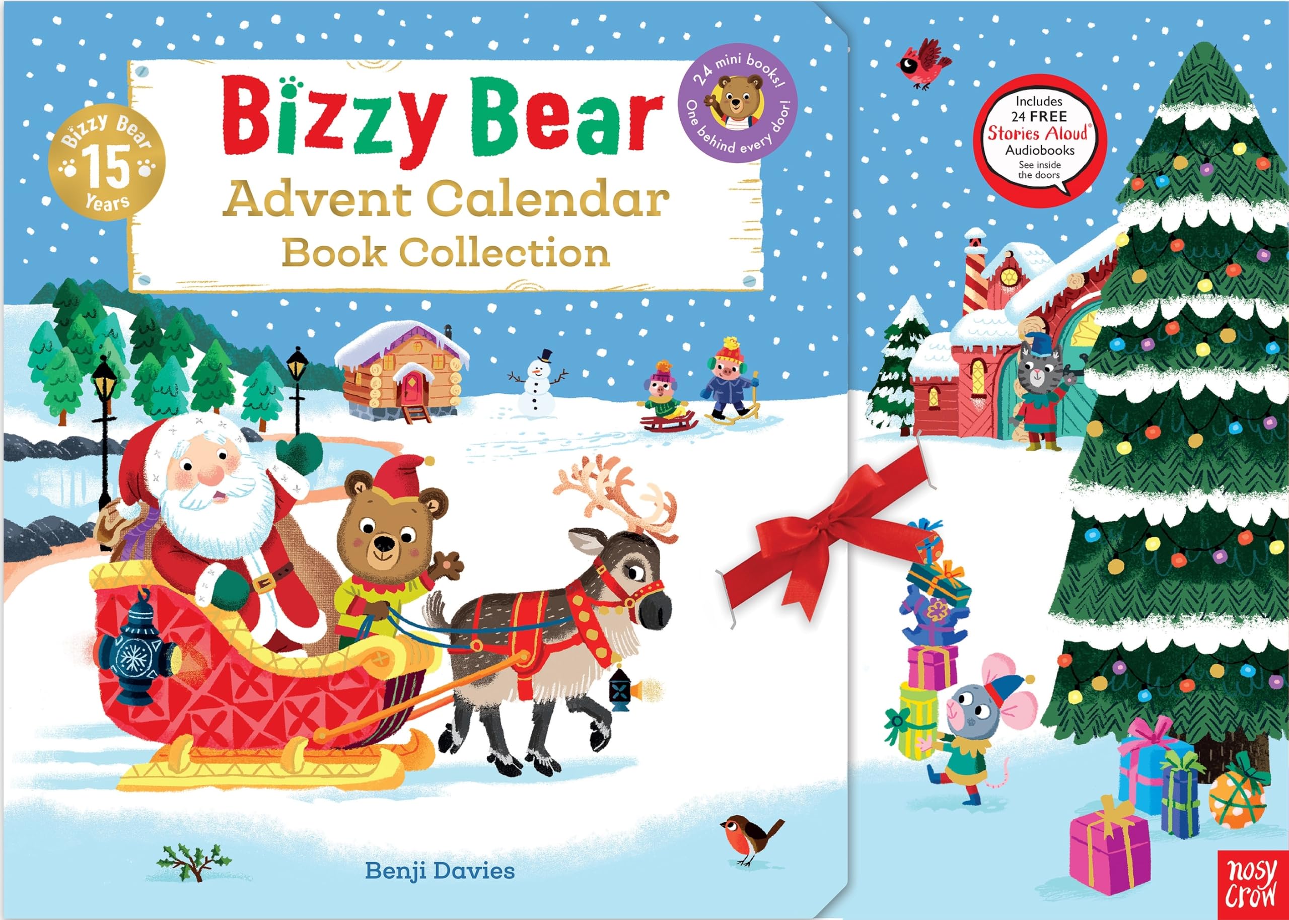 Bizzy Bear Advent Calendar Book Collection: with 24 mini storybook surprises!