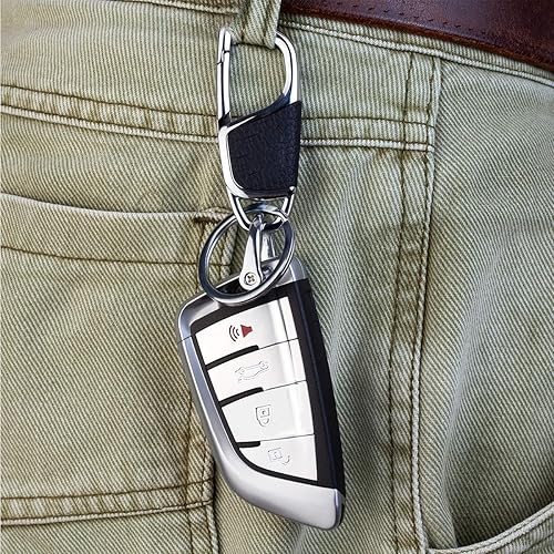 Miniatura 6 de DEWEST Llavero de repuesto con logotipo de automóvil para Mercedes Benz AMG Llavero Accesorios Llavero