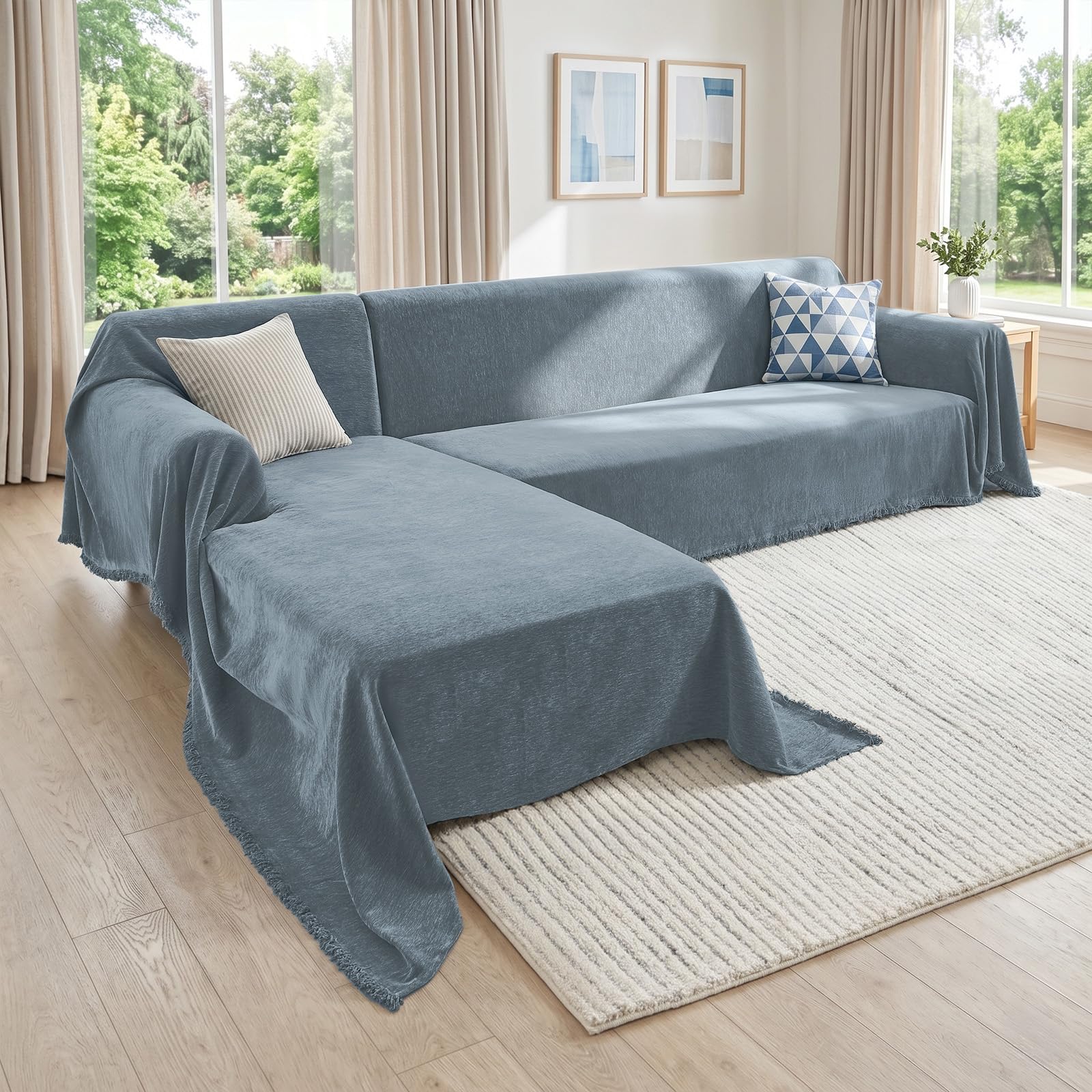 Photo 1 of CAPALOCA Sectional Couch Covers for Sofa XXXL