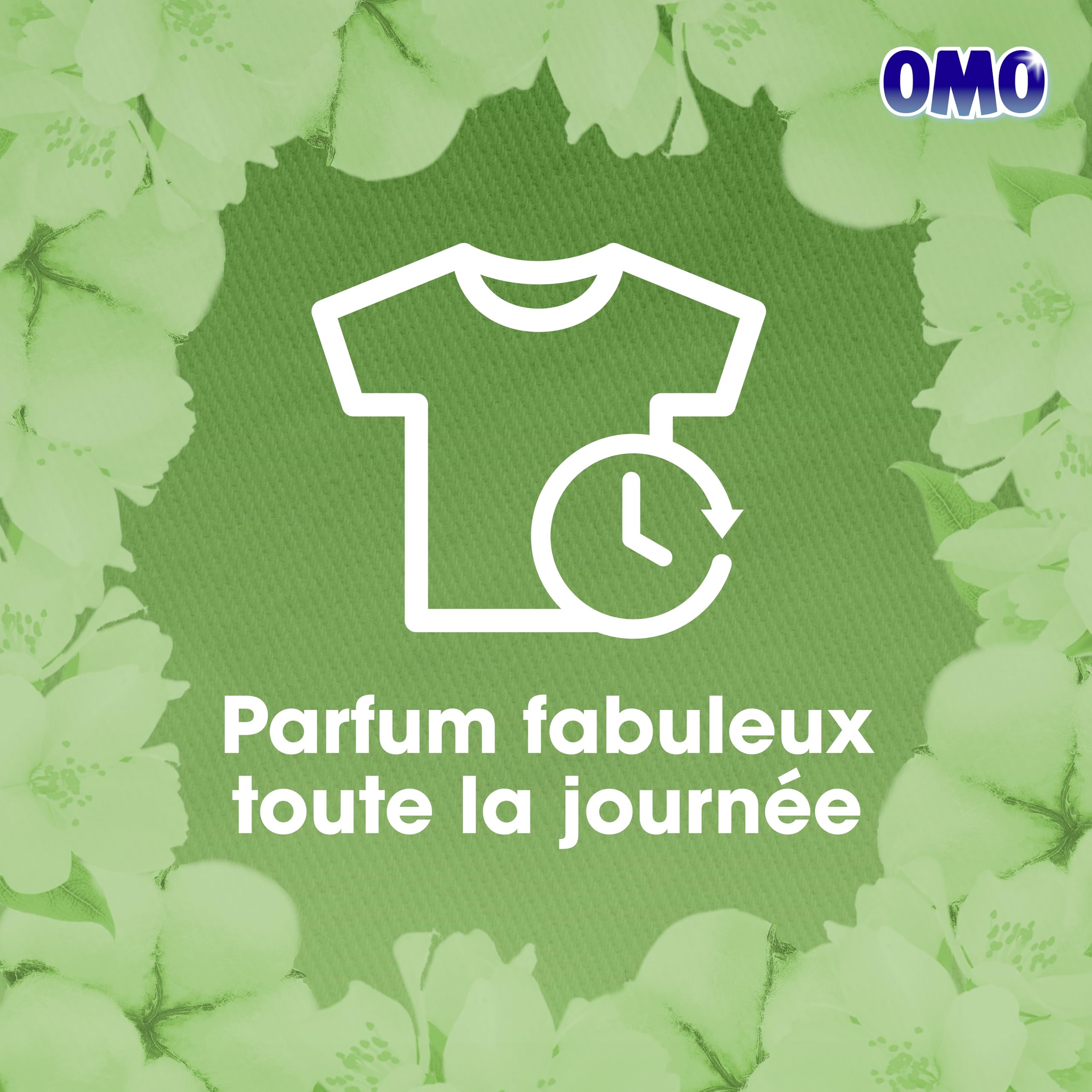 OMO - Lessive liquide Prendre l'air - 210 lavages - Jasmin et Fleurs de Coton - propreté éclatante & parfum longue durée aux essences naturelles (lot de 5x42)