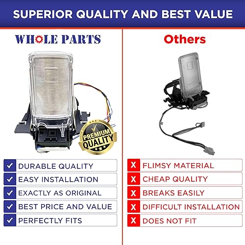 Miniatura 6 de Whole Parts Palanca de actuador para dispensador de refrigerador DA97-12628H - Reemplazo y compatible con refrigeradores Samsung - Reemplaza