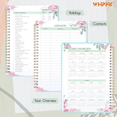 Miniatura 4 de Agenda semanal sin fecha, cuaderno de objetivos semanales con lista de tareas pendientes y rastreador de hábitos, planificador diario, agenda