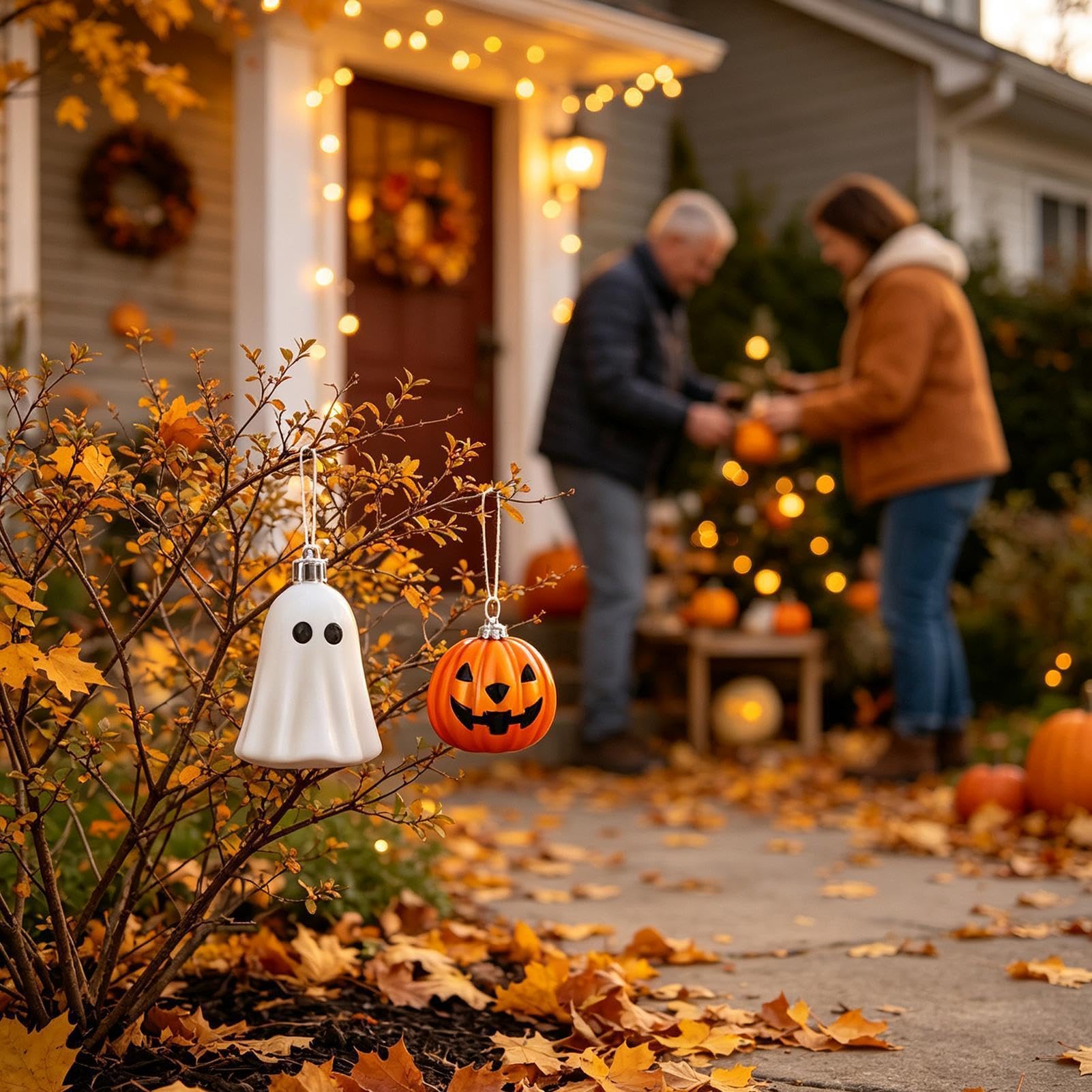 De Halloween 20 Piezas Forma Calabaza Fantasma
