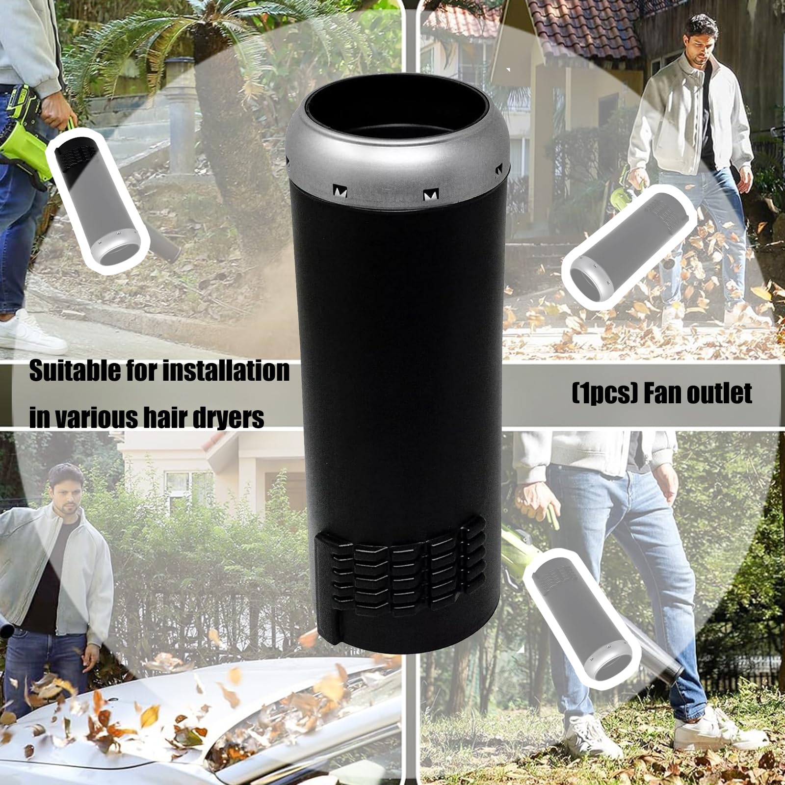 Ugello del soffiatore ricambio Tubo Accessorio per la pulizia della grondaia Ugello uscita del dispositivo soffiaggio efficienza per 一8010 一9010 Pulizia della grondaia per soffiatori