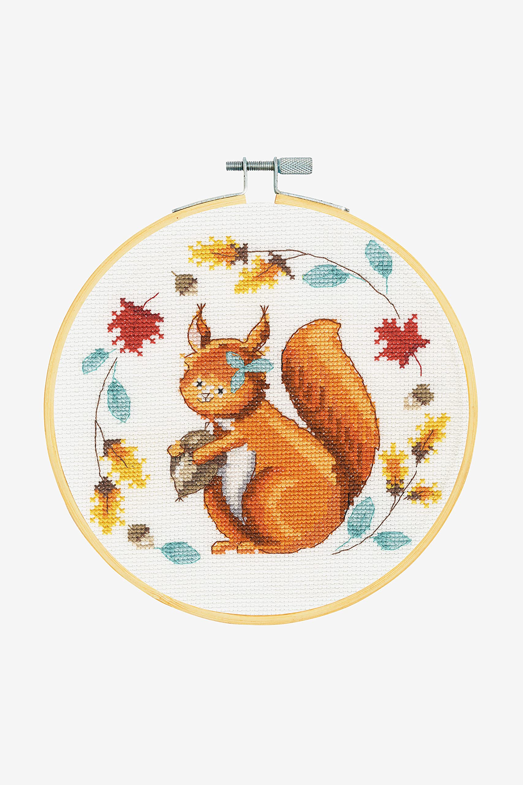 DMC Adorable Squirrel Cross-Stitch Kit