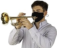 Vista 9 de Gator Cases - Máscara facial de doble capa con solapa magnética de algodón, ideal para tocar instrumentos de viento, beber, ir a eventos y viajes