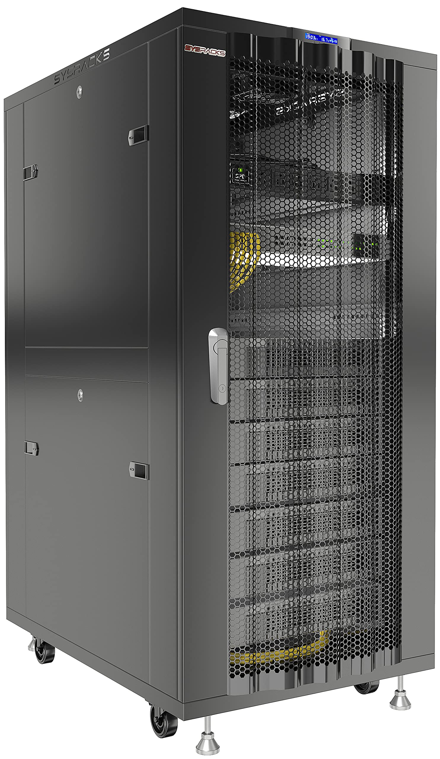 42u Rack With Pdu Server Rack 42U Network Rack Server Cabinet On Wheels ...