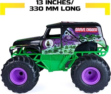 Monster Jam Smash & Bash Grave Digger RC Truck 1:15 Scale Vehicle