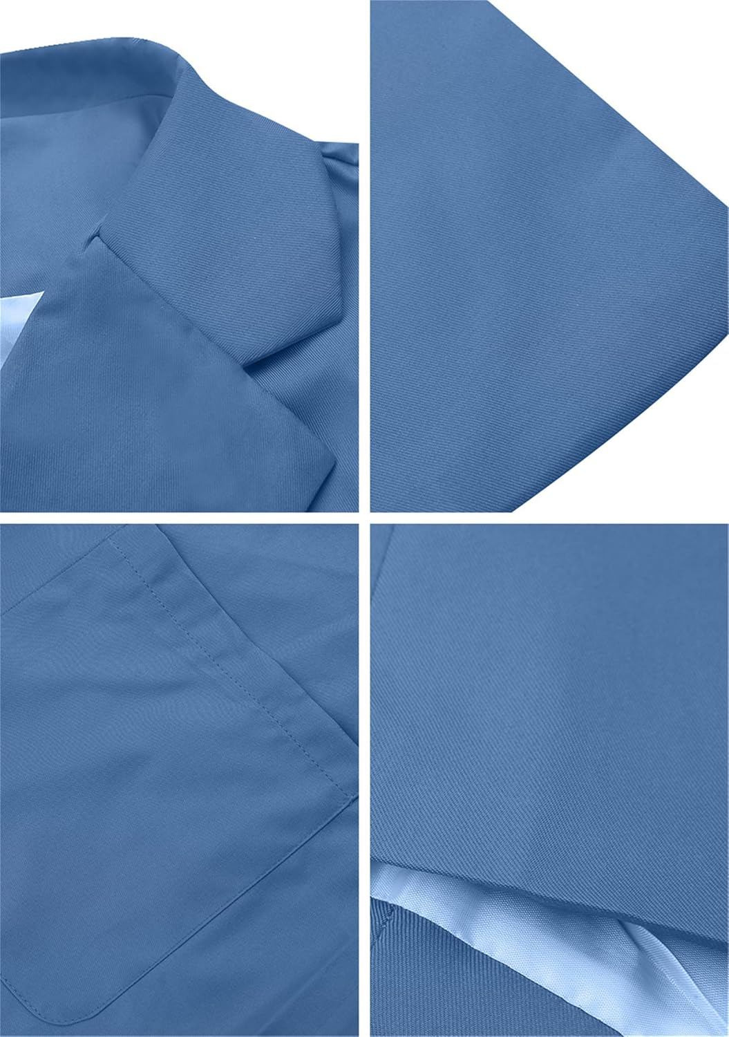 DIACACY Women’s Open Front Long Sleeve Blazers Jacket Solid Color Plus Size Comfy Blazers