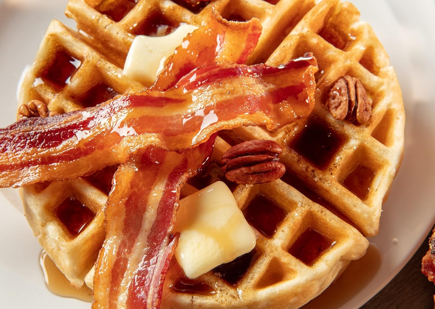 Burgers' Smokehouse Dry Cured Country Bacon (Original Hickory Smoked, 4 One Pound Packages)
