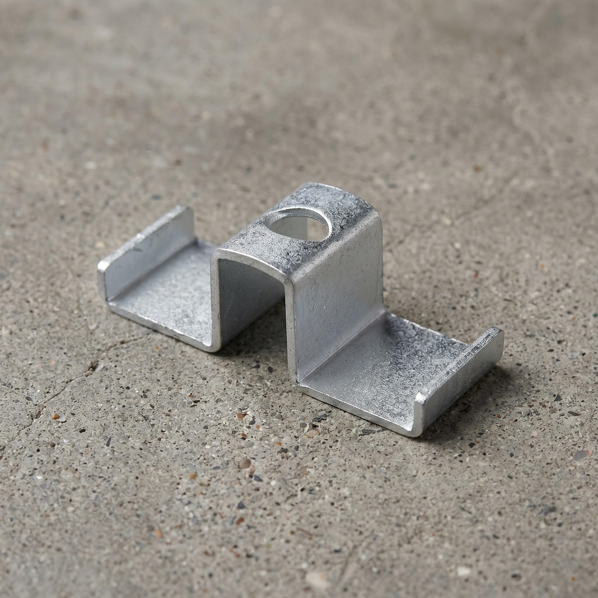25 Pezzi Clip a Sella Zincata per Grigliati in Acciaio al Carbonio
