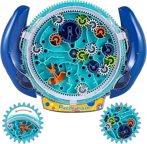 Mind Puzzles - Laberinto 3D para niños de 4 a 8 años, juguete de control de engranajes, juguete de juguete de control de engranajes, juego de