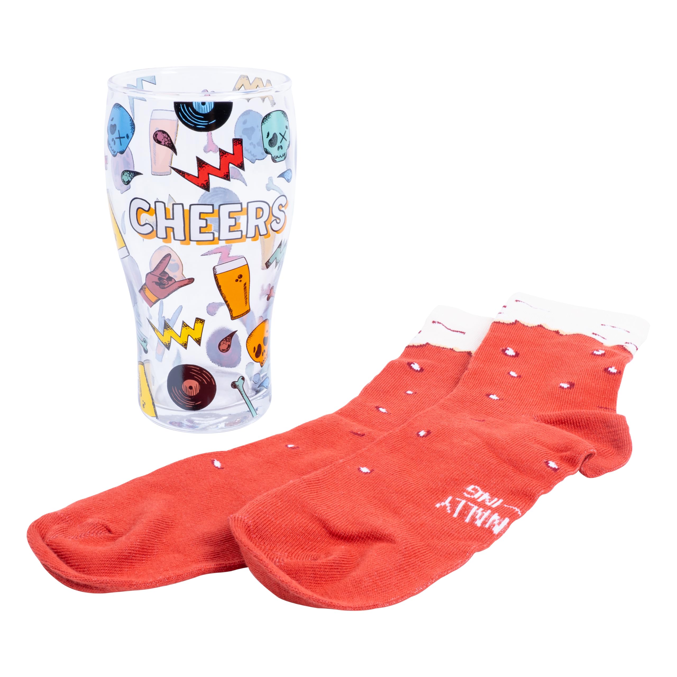 Fizz Creations  Craft Beer Socks & Glass - 