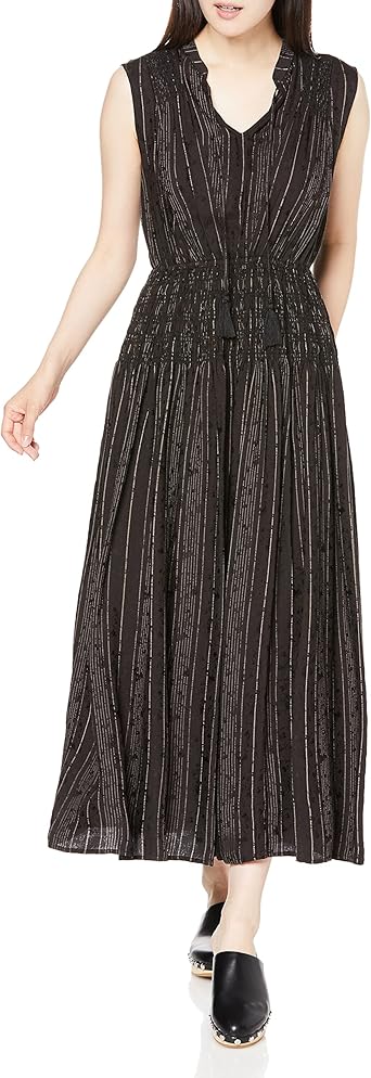 Amazon Co Jp リリーブラウン ジャガードスモッキングワンピース Lwfo2181 レディース Blk F ファッション