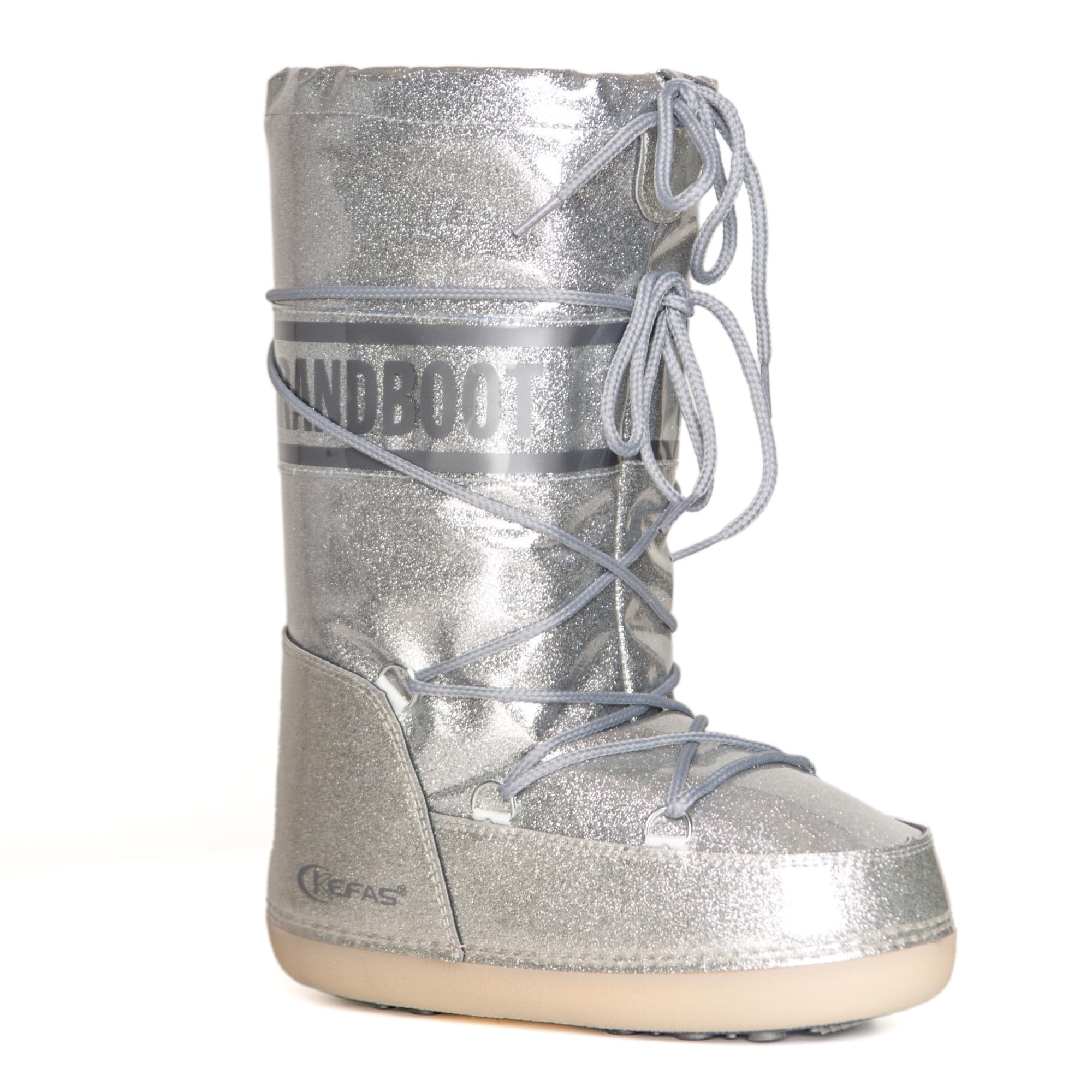 Doposci Unisex Kefas GRANDBOOT – Stivali Invernali Impermeabili, Fodera Calda E Suola Antiscivolo – Made In Italy (Bianco)