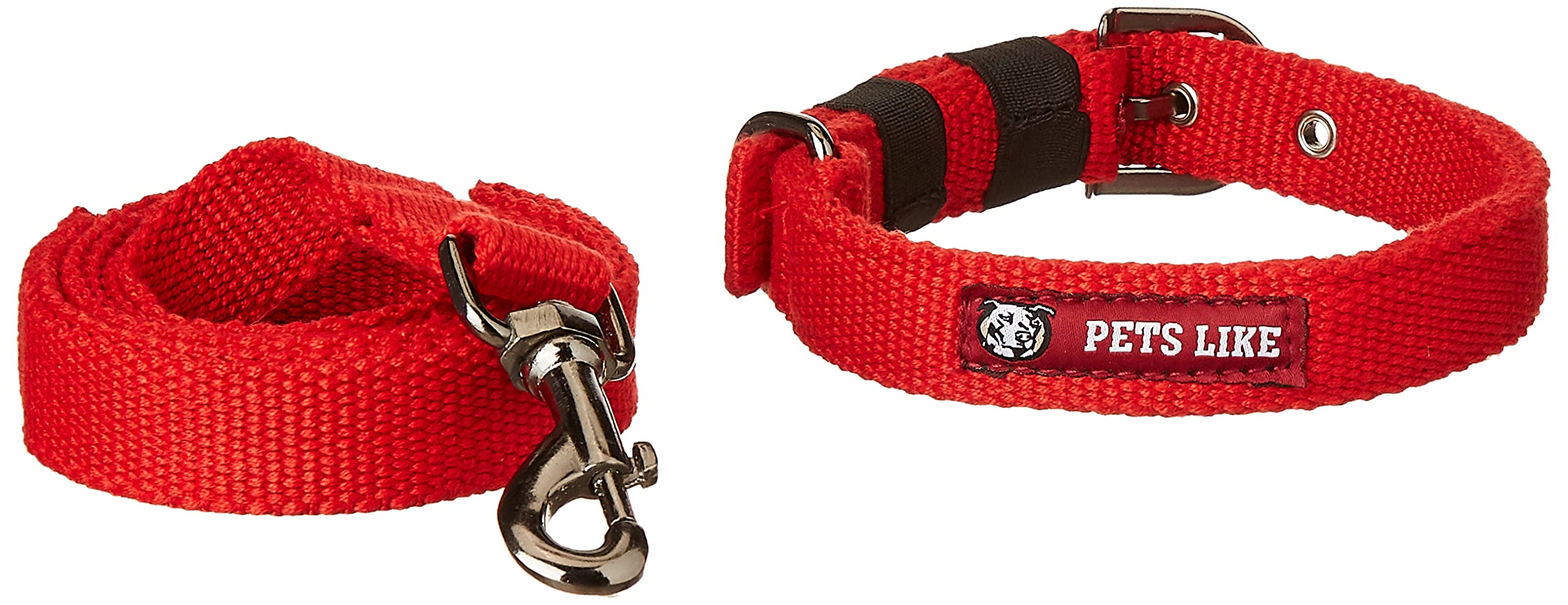 Pets Like Spun Poly Collar and Leash Set 25 mm(Red) (B09D3BL9K5) Amazon Price History, Amazon Price Tracker